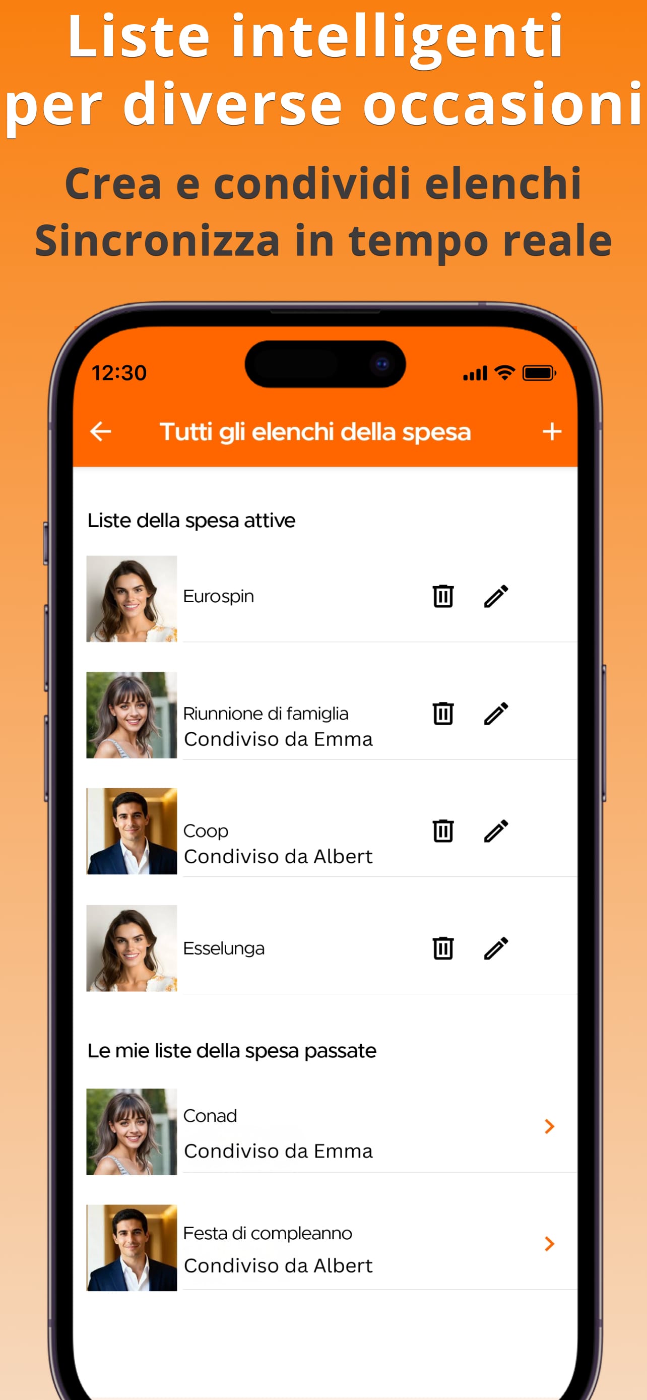 Shopping List Management